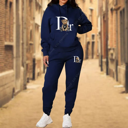 Women's TrackSuit Aesthetic Designer Cloths Sets