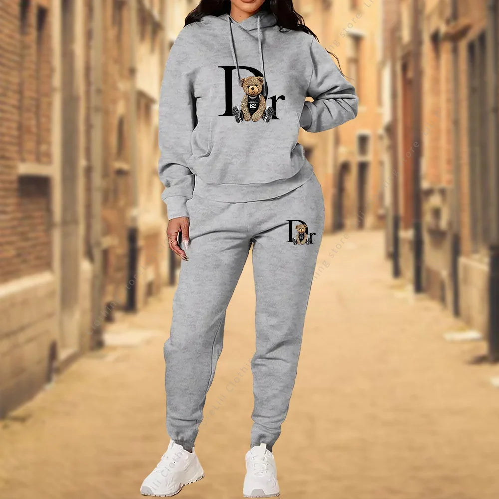 Women's TrackSuit Aesthetic Designer Cloths Sets