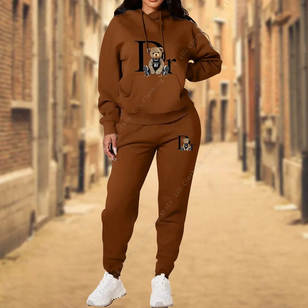 Women's TrackSuit Aesthetic Designer Cloths Sets
