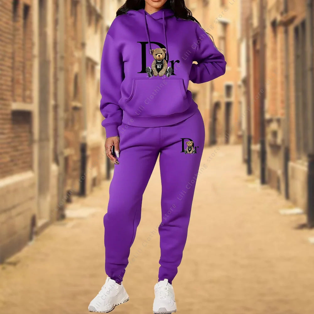 Women's TrackSuit Aesthetic Designer Cloths Sets