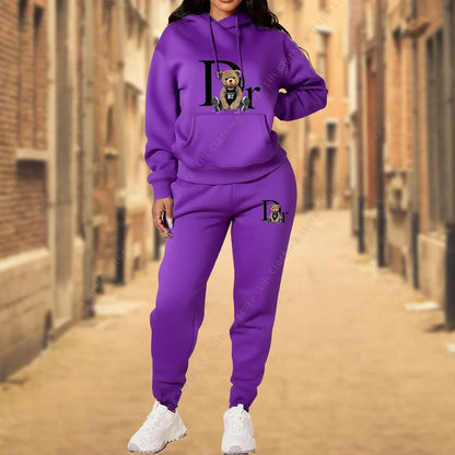 Women's TrackSuit Aesthetic Designer Cloths Sets