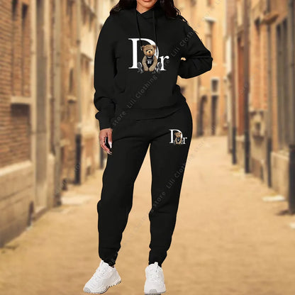 Women's TrackSuit Aesthetic Designer Cloths Sets