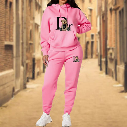 Women's TrackSuit Aesthetic Designer Cloths Sets