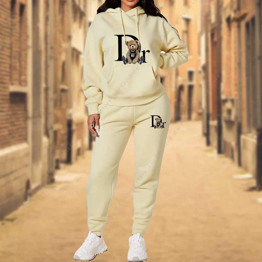 Women's TrackSuit Aesthetic Designer Cloths Sets