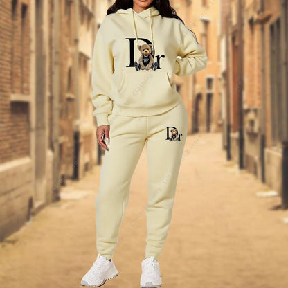 Women's TrackSuit Aesthetic Designer Cloths Sets