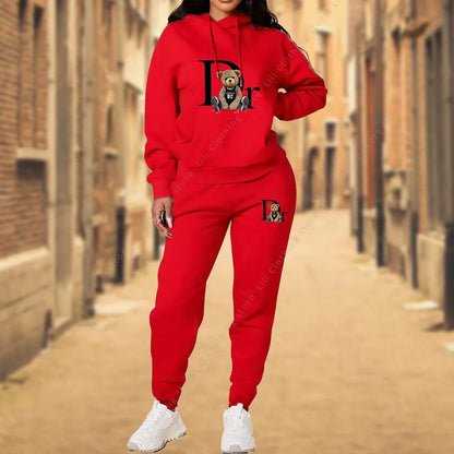 Women's TrackSuit Aesthetic Designer Cloths Sets