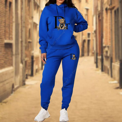 Women's TrackSuit Aesthetic Designer Cloths Sets